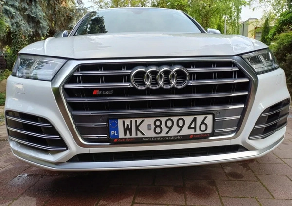 Audi SQ5 cena 167000 przebieg: 110000, rok produkcji 2017 z Warszawa małe 466